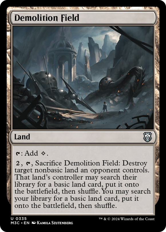 Campo de demolición [Comandante de Modern Horizons 3] 