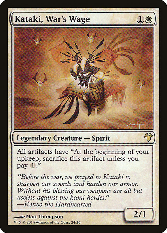 Kataki, el salario de la guerra [Modern Event Deck 2014] 