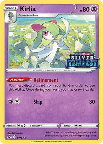 Kirlia (SWSH271) (Prerelease) (Staff) [Promociones de Sword &amp; Shield: Black Star] 