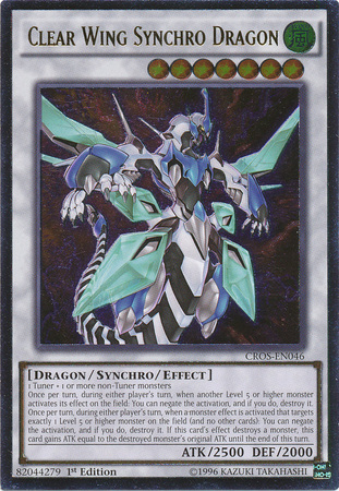 Dragón Sincro de Alas Transparentes (UTR) [CROS-EN046] Raro Definitivo 