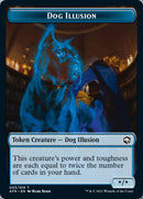 Dog Illusion // Guenhwyvar Double-Sided Token [Dungeons & Dragons: Adventures in the Forgotten Realms Tokens]-1