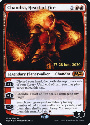 Chandra, corazón de fuego [Promociones de prelanzamiento de la colección básica 2021] 