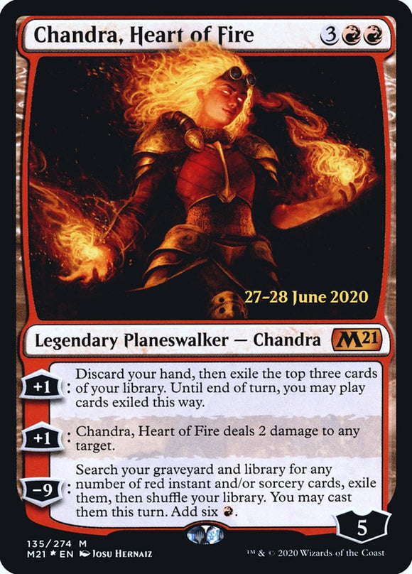 Chandra, corazón de fuego [Promociones de prelanzamiento de la colección básica 2021] 