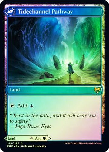 Barkchannel Pathway // Tidechannel Pathway [Kaldheim Prerelease Promos] - 0