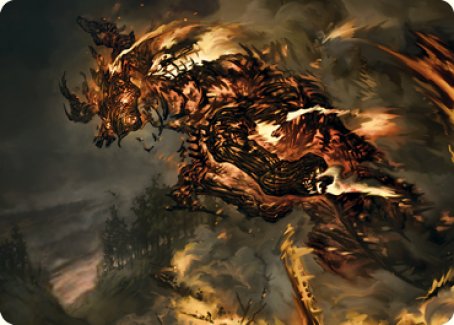 Tarjeta de arte de Pyre Spawn [Serie de arte de Innistrad: Crimson Vow] 