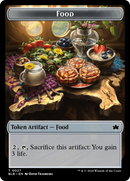 Food // Coruscation Mage Double-Sided Token [Bloomburrow Tokens]-1