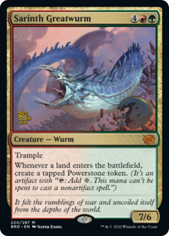Sarinth Greatwurm [Promociones previas al lanzamiento de La Guerra de los Hermanos] 