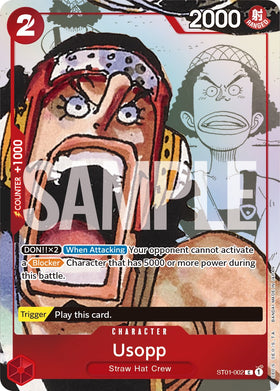 Usopp (arte alternativo) [Tarjetas promocionales de One Piece] 