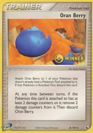 Oran Berry (85/109) (Ganador) [EX: Rubí y Zafiro] 