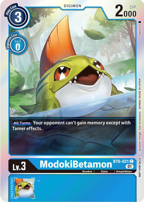 ModokiBetamon [BT6-021] (Paquete de la suerte del conjunto de mazos premium) [Promociones de doble diamante] 
