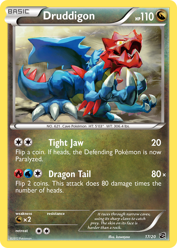 Druddigon (17/20) [Blanco y negro: Bóveda del dragón] 