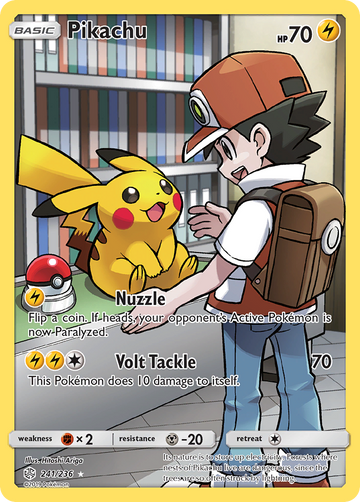 Pikachu (241/236) [Sol y Luna: Eclipse Cósmico] 