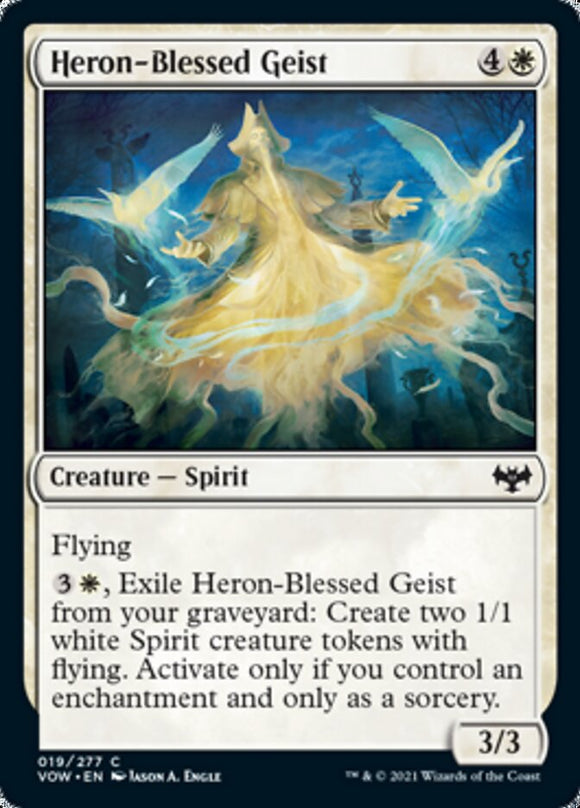 Espíritu bendecido por las garzas [Innistrad: Crimson Vow] 