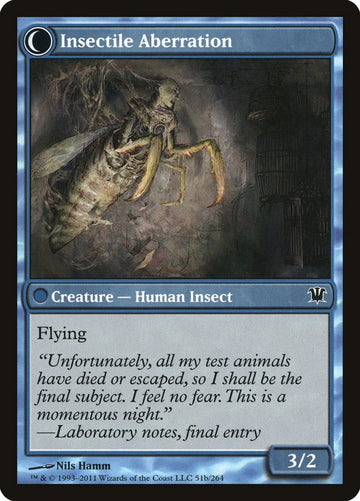 Delver of Secrets // Insectile Aberration [Innistrad] - 0