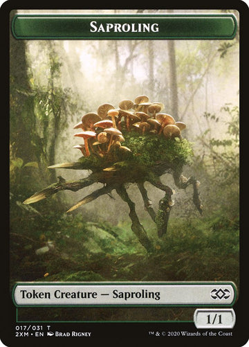 Copy // Saproling Double-Sided Token [Double Masters Tokens] - 0