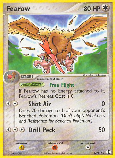 Fearow (24/112) [EX: Rojo Fuego y Verde Hoja] 