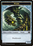 Wurm (032/036) // Goat Double-Sided Token [Commander 2014 Tokens]-1