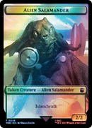 Alien // Alien Salamander Double-Sided Token (Surge Foil) [Doctor Who Tokens]-2