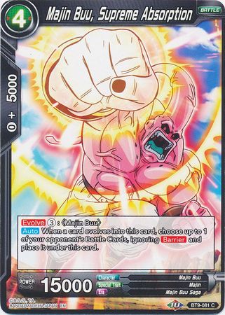 Majin Buu, Absorción Suprema (BT9-081) [Embestida Universal] 