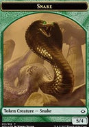 Snake // Zombie Double-Sided Token [Hour of Devastation Tokens]-1