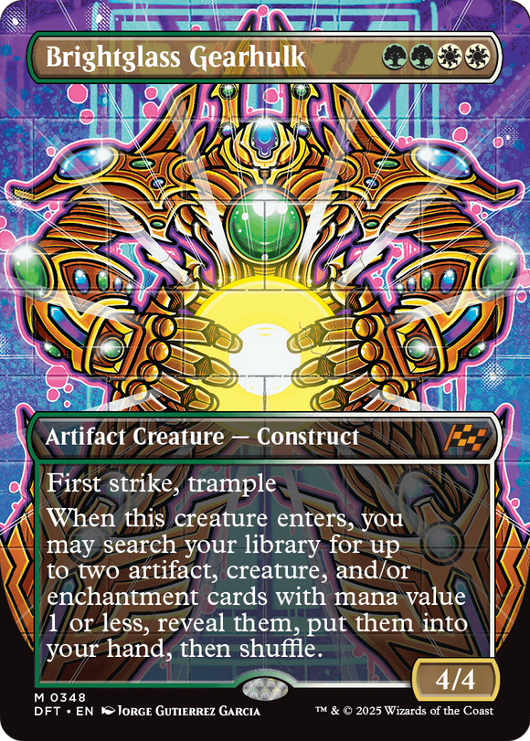 Brightglass Gearhulk (Borderless) [Aetherdrift]