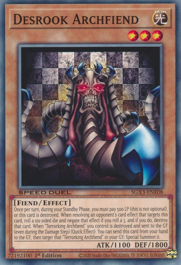 Archidemonio de Desrook [SGX3-ENE08] Común 