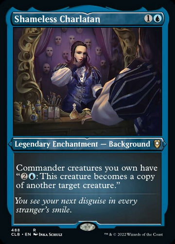 Charlatán desvergonzado (grabado en lámina) [Commander Legends: Battle for Baldur's Gate] 