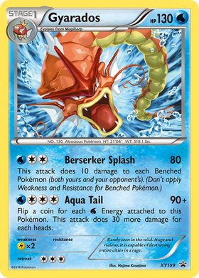Gyarados (XY109) [Promociones de XY: Black Star] 
