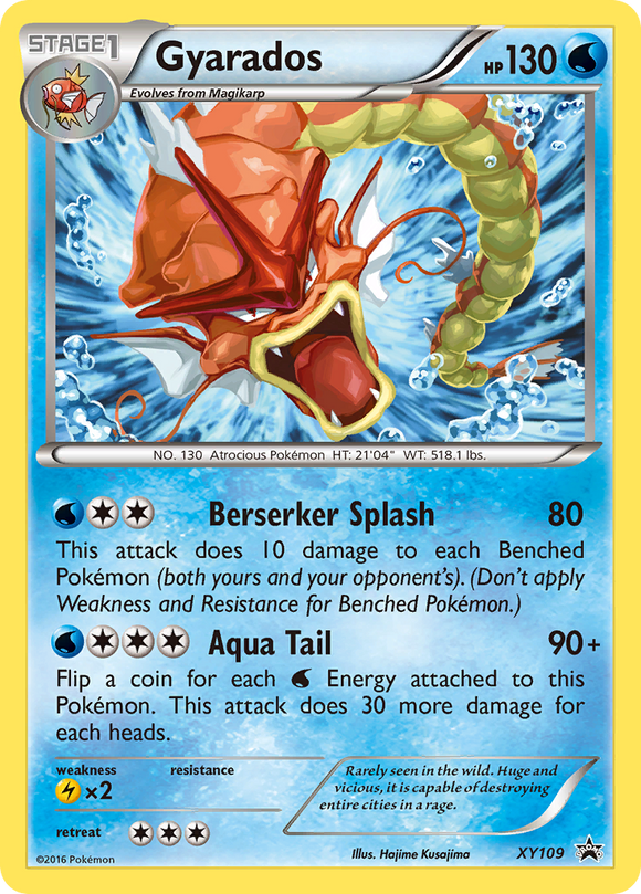 Gyarados (XY109) [Promociones de XY: Black Star] 