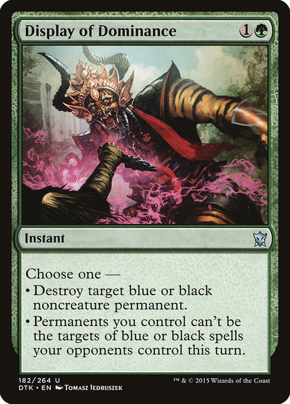 Demostración de dominio [Dragones de Tarkir] 