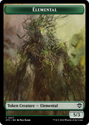 Insect // Elemental (0017) Double-Sided Token [Outlaws of Thunder Junction Commander Tokens]-2
