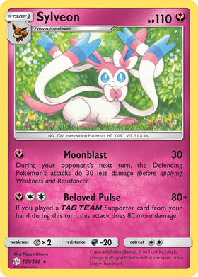 Sylveon (155/236) [Sol y Luna: Eclipse Cósmico] 