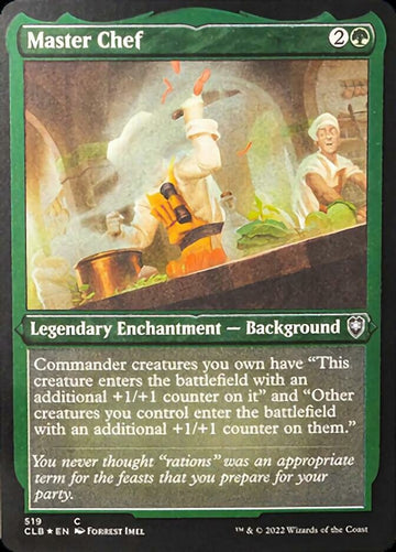 Chef maestro (grabado en papel de aluminio) [Commander Legends: Battle for Baldur's Gate] 
