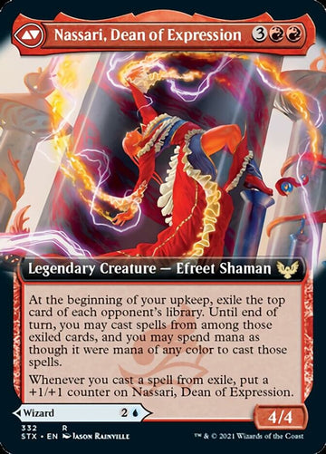 Uvilda, Dean of Perfection // Nassari, Dean of Expression (Extended Art) [Strixhaven: School of Mages] - 0