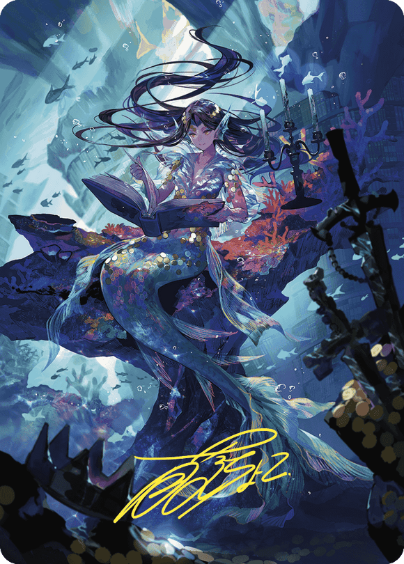Tarjeta de estudio de arte rítmico (firma estampada en oro) [Serie de arte Wilds of Eldraine] 
