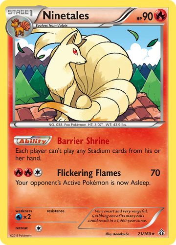 Ninetales (21/160) [XY: Choque primigenio] 
