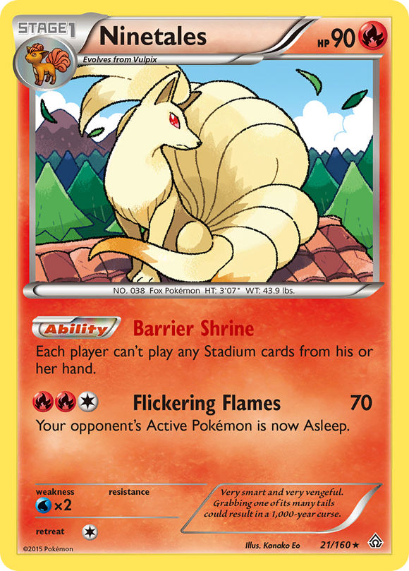 Ninetales (21/160) [XY: Choque primigenio] 