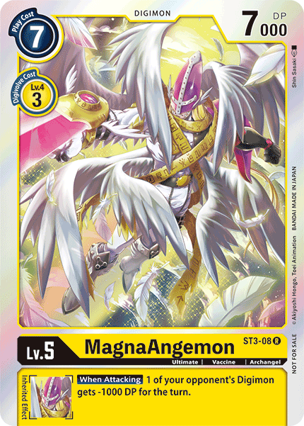 MagnaAngemon [ST3-08] (Arte alternativo) [Mazo inicial: Promociones de Heaven's Yellow] 