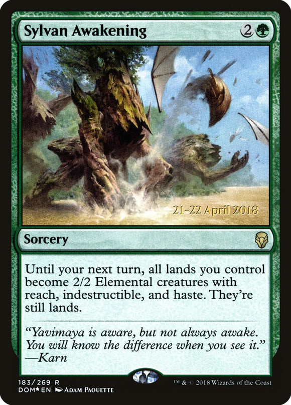 Sylvan Awakening [Promociones previas al lanzamiento de Dominaria] 