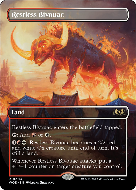 Vivac inquieto (arte alternativo sin bordes) [Wilds of Eldraine] 