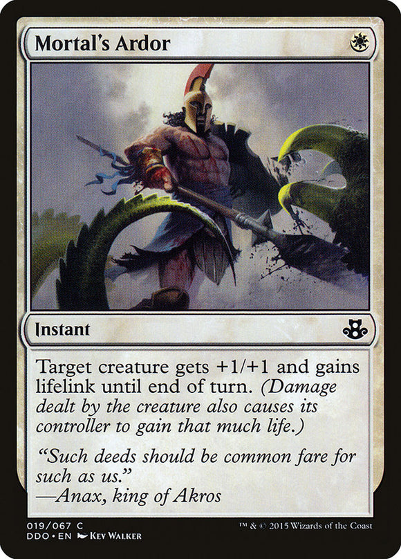 Ardor mortal [Duel Decks: Elspeth vs. Kiora] 