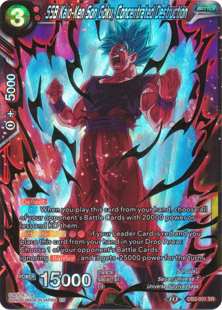 SSB Kaio-Ken Son Goku, Destrucción Concentrada (DB2-001) [Multiverso Divino] 