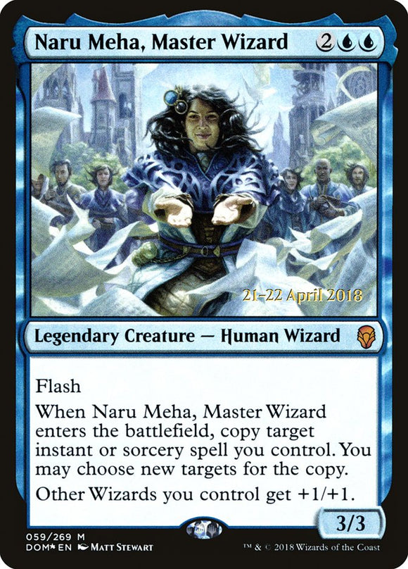 Naru Meha, maestro mago [Promociones de presentación de Dominaria] 