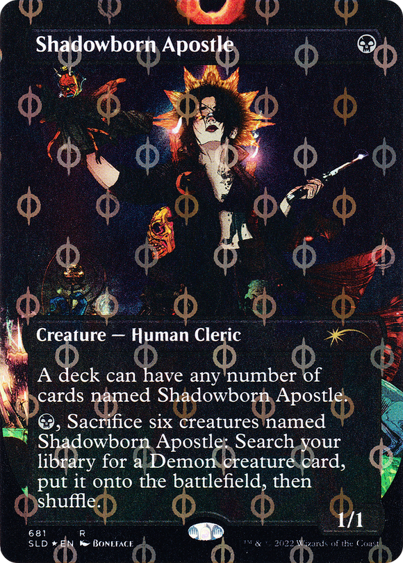 Apóstol nacido de las sombras (681) (recubrimiento de paso y completo) [Promociones de botín de Secret Lair] 