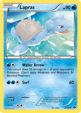 Lapras (26/99) [Blanco y Negro: Próximos destinos] 