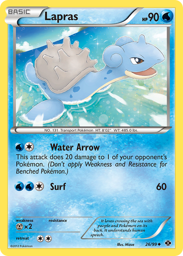 Lapras (26/99) [Blanco y Negro: Próximos destinos] 