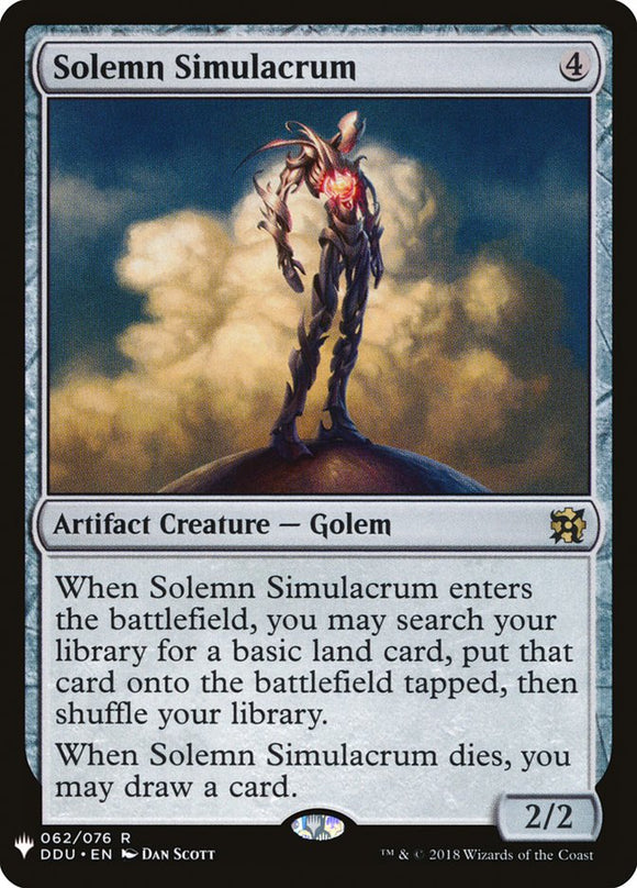 Simulacro solemne [Mystery Booster] 