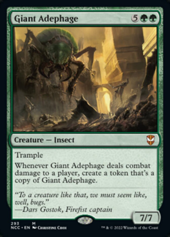 Adephage gigante [Calles del comandante de New Capenna] 