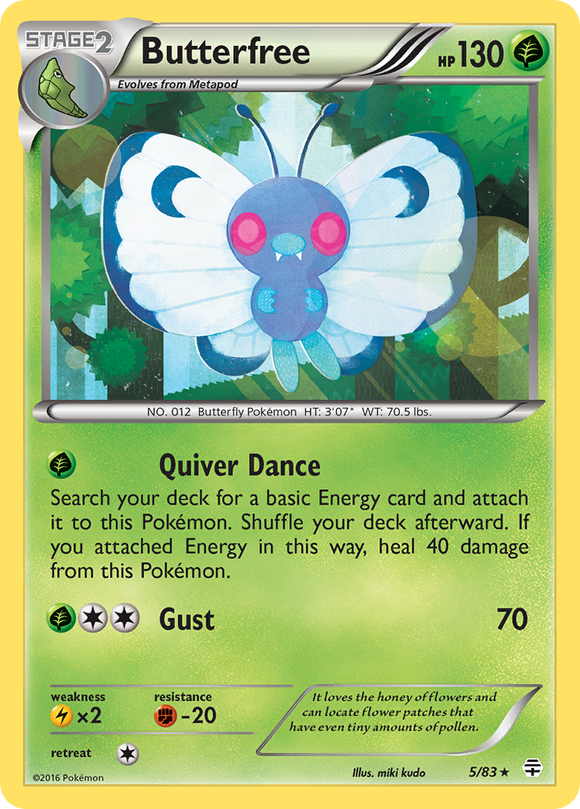 Butterfree (5/83) [XY: Generaciones] 
