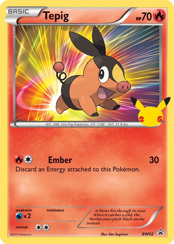 Tepig (BW02) [Paquete de primer compañero] 